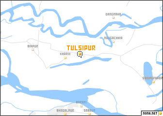 map of Tulsīpur