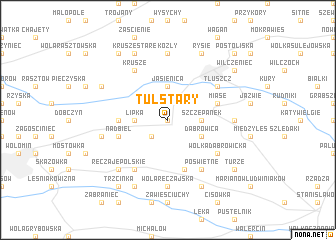 map of Tuł Stary