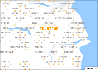 map of Tulstrup