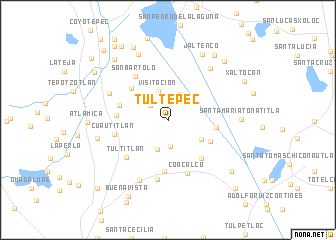 map of Tultepec