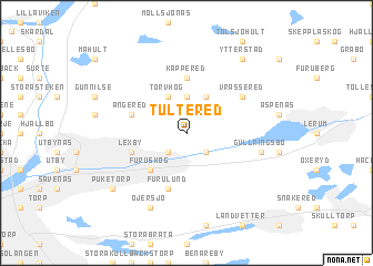 map of Tultered