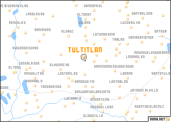 map of Tultitlán