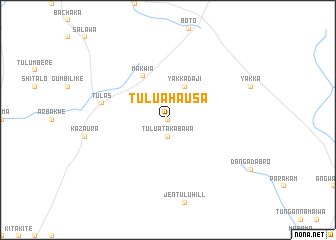 map of Tulua Hausa