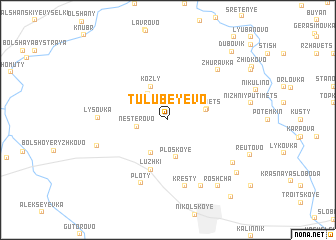 map of Tulubeyevo