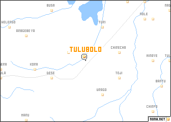 map of Tulu Bolo