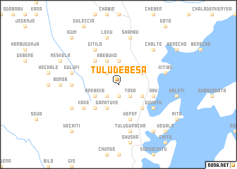 map of Tulu Debēsa