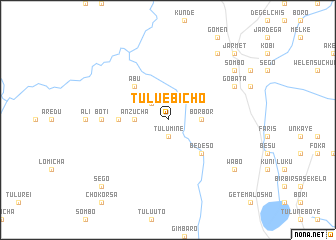 map of Tulu Ēbīcho