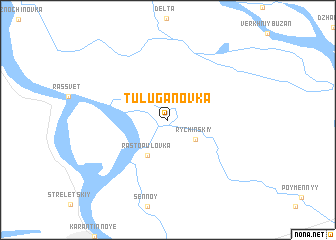 map of Tuluganovka