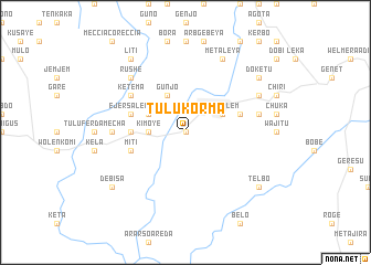 map of Tulu Korma