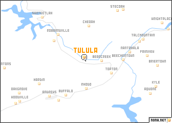 map of Tulula