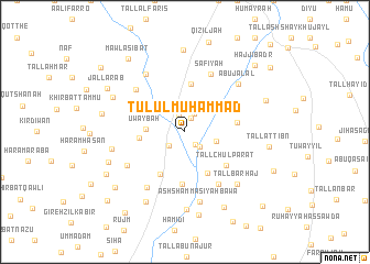 map of Tulūl Muḩammad