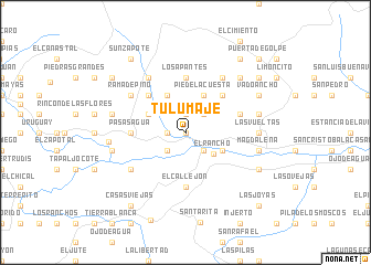 map of Tulumaje