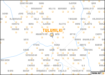 map of Tulu Mīlkī