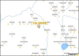 map of Tulu Mīnē