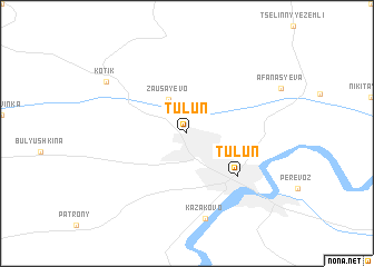 map of Tulun