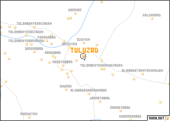 map of Tūlūzad