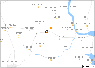 map of Tulu