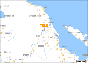 map of Tulu