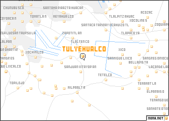 map of Tulyehualco