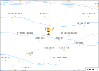 map of Tuły