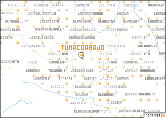 map of Tumaco Abajo