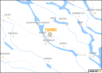 map of Tumak