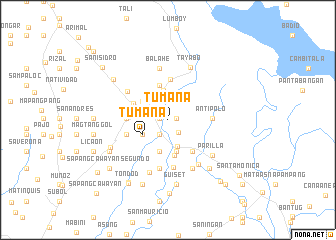 map of Tumana