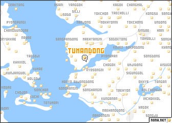 map of Tuman-dong