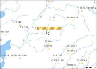 map of Tumanduapuar