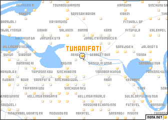 map of Tumani Fati