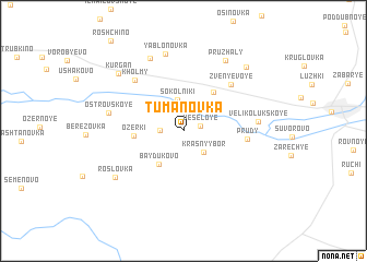 map of Tumanovka