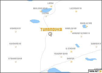 map of Tumanovka