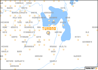 map of Tʼumano