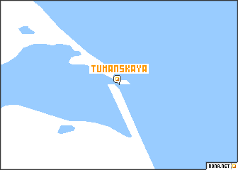 map of Tumanskaya