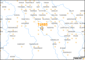 map of Tuman