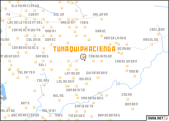 map of Tumaquip Hacienda