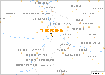 map of Ţūmār Āghāj