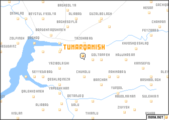 map of Ţūmār Qamīsh