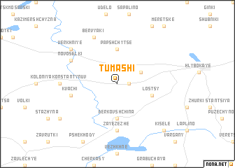 map of Tumashi