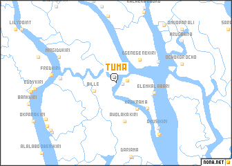 map of Tuma