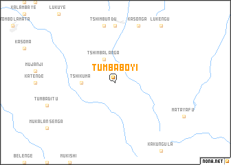 map of Tumba-Boyi