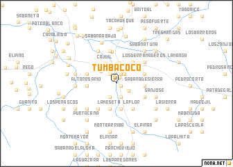 map of Tumbacoco