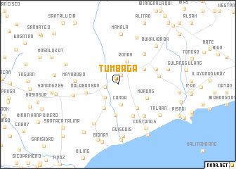 map of Tumbaga