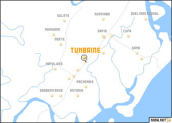 map of Tumbaine
