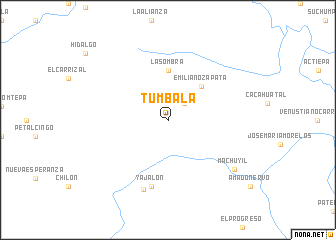 map of Tumbala