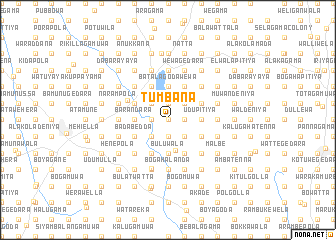 map of Tumbana