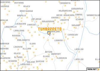 map of Tumbarreto