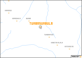 map of Tumba-Sumbula