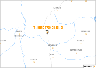 map of Tumba-Tshalala