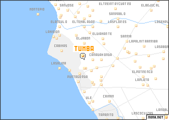 map of Tumba